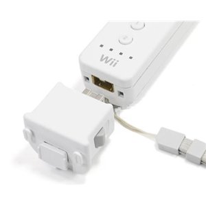 Nintendo Wii White Motion Plus Game Controller Motion Adapter With Silicone Sleeve